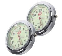 WRITWAA 2 Pz Tavolo Dell'infermiere Moschettone Quadrante Dell'orologio Con Spilla Da Risvolto Orologio Da Taschino Da Uomo Leggero Per Materiale Dello Specchio: Normale Specchio Di