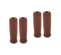 WRITWAA 2 Set Copertura Della Maniglia Della Stampella Palma Camminatore Schiuma Addensare La Presa Delle Maniglie Addensare La Presa Della Maniglia Spugna Brown 2 Pezzi * 2
