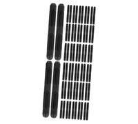 WRITWAA 2 Set Coprigambe Per Occhiali Fermo Della Manica Degli Occhiali Impugnature Pinze Gancio Per L'orecchio Degli Occhiali Presa Per Occhiali Pastiglie Da Gel Di Silice Black 16 Paia*2