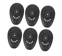 WRITWAA 2 Set Maniche Auricolari in Silicone Colore Protezioni Per Le Orecchie Coperture Cuffie Antirumore Per La Dei Paraorecchie Color Gel Di Silice Nero 3 Paia*2