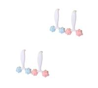 WRITWAA 2 Set Massaggiatore Dimagrante Collo Per Facciale Muscolo Schiuma Massaggiante Palmare Con Massaggiatore Portatile Addominali 2 Pezzi * 2