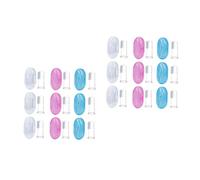 WRITWAA 2 Set Spazzola Per La Pulizia Orale Del Scovolini Dentali Scatole Portaoggetti Box Detergente Per Bocca Infantile Spazzolino Da Denti Per Gel Di Silice 9 Pezzi*2