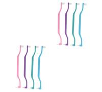 WRITWAA 2 Set Spazzolino Da Denti A Doppia Testa Spazzolino Interdentale Per Gengive Testine Per Spazzolini Tra I Denti Spazzolini Interdentali Testine A Setole Morbide Per 4 pezzi * 2