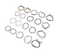 WRITWAA 20 Pezzi Di Elastici Per Retrò Accessori Per Per Donne Fiocchi Mini Fasce Per Fasce Per Da Donna Fasce Per Per Coda Di Cavallo
