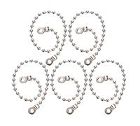 WRITWAA 20 Pezzi Fibbie per Cinture in Ferro Argento Perline Numeri Funzionalità Portatile e Diversità Funzionale Fare Tende e Fissare Etichette Prezzo