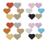 WRITWAA 20 Pezzi Segnalibro a Forma di Cuore in Pu Leggero e Delicato Sulle Pagine, Design Creativo e Unico, come Riempitivo per Sacchetti per Feste e Bomboniere Matrimonio Colore Casuale