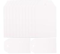 WRITWAA 200 Pezzi Etichette Carta Bianche Vuote 7x4 Cm Robuste Ampio Spazio per Scrivere per Decorare e Liste di Imballaggio