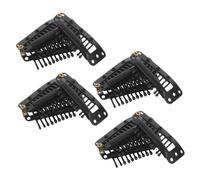 WRITWAA 20pezzi Morsetto per Tessitura di Clip Scatto per Extension per Capelli e Realizzazione di Parrucche Fermagli per Acconciature per Donne e Ragazze Piccoli Pettini per Capelli