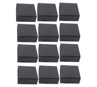 WRITWAA 24 pezzi Carta Nera Pieghevoli per Spedizioni Resistenti e Riutilizzabili Scatole Piccole con Chiusura Facile per Confezionamento e Conservazione