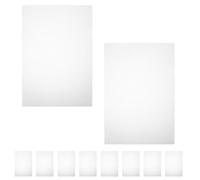 WRITWAA 24 Pezzi Cartella Portadocumenti A4 Trasparente in Plastica Pp Design Sottile a Forma per Conservazione Documenti, per Ufficio e Uso Quotidiano