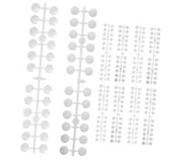 WRITWAA 240 Pezzi Schede Colori Per Unghie Tavole Per Campioni Di Colori Espositore Per Manicure Strumenti Per Esercitarsi La Manicure Facili Da Pulire e Riporre