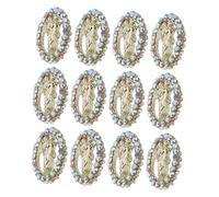 WRITWAA 24pezzi Ciondoli Per Unghie Di Gesù Per Unghie Decorazioni Per Manicure Ciondoli Per Nail Art Realizzati Materiali Robusti Durevoli e Non Sbiadiscono Adatti Per Casalingo o