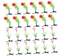 WRITWAA 24pezzi Fermagli Per Di Germoglio Di Soia Forcine Per Per Bambine Ragazze Adolescenti Accessori Per Colori Delicati