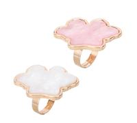 WRITWAA 2pezzi Palette Di Colori Per Unghie Palette Ad Anello Per Nail Art Design e Nuvola Facile Da Pulire e Sgrassare