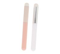 WRITWAA 2pezzi Pennelli Per Labbra Fungo Set Applicatori Per Rossetto e Lucidalabbra Realizzati Materiali Resistenti Per Applicazione Precisa e Confortevole