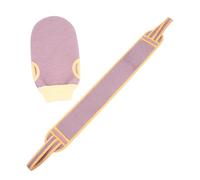 WRITWAA 2pezzi Scrubber Per Schiena e Guanti Da Bagno Esfolianti Prodotti Per Bagno Scrubber Per Design Striscia Per Pulizia Approfondita Realizzati e Confortevoli