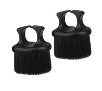 WRITWAA 2pezzi Spazzola Per Barba e Capelli Setole Morbide Per Pulizia Facile Design Portatile Anello Di Presa Resistente Per Barbe e Capelli Grassi