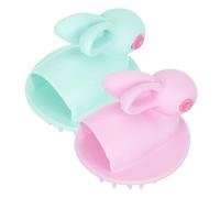 WRITWAA 2pezzi Spazzola per Capelluto Massaggiatrice per Pulizia Profonda per Ragazzo Ragazza Ragazza e Ragazzo Piccoli Design Ergonomico per Lavare i Capelli e Prendersi Cura