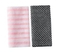 WRITWAA 2pezzi Spugna per Pulizia del Bagno Asciugamano da Doccia Esfoliante Strumenti Esfolianti del Corpo Rimuovere la Polvere e Sebo in Eccesso Stile Casuale