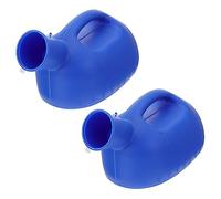 WRITWAA 2pezzi Vaso Notte Con Coperchio Grande Capacità Per Adulti Orinatoio Portatile Resistente in Plastica Con Design Antiodore Per Anziani e Uso Domestico