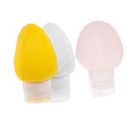 WRITWAA 3 Pezzi Flacone Di Silice Flacone Di Lozione Vuoto Da Viaggio Flaconi Di Shampoo Da Viaggio Flacone Di Shampoo Portatile Comprimibile Per Flacone Di Lozione Da Viaggio Per
