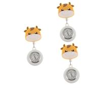 WRITWAA 3 Pezzi Orologio Da Tasca Con Design A Forma Di Cartone Animato Da Appendere Per Tutti I Giorni Non