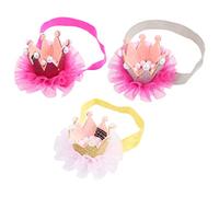 WRITWAA 3 Pezzi set di fasce per gruppo musicale che fa i primi passi copricapo fascia a per fascia per in maglia a per