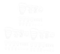 WRITWAA 3 Set 3 Set 3 Set Rete Per Bottiglia Per Bottiglia Salina Gabbia Per Bottiglia Con Coperchio Per Bottiglia Salina Sospesa Supporto Per Flebo Per Forniture Ospedaliere 20 pezzi*3