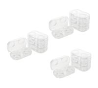 WRITWAA 3 Set Custodia Per Lenti A Contatto Scatole Portaoggetti Storage Box Scatole Per Bicchieri Valligie Astuccio Forniture Per Lenti A Contatto Portaobiettivo Portatile P.s 4 Pezzi * 3
