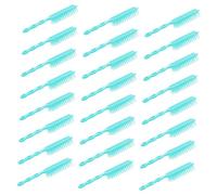 WRITWAA 30 Pezzi Massage Comb Cully Comba Signore Setola Raddrizzatura Pettini Sei- Pettine Spazzola Per in Plastica Spazzola Di Plastica Da Viaggio Sky-blue Addominali