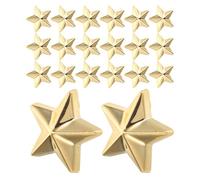 WRITWAA 300 Pezzi Decorazioni a Stella a Cinque Punte in Acrilico Oro Design Flatback per Facile Applicazione, Perfette per Costumi DIY e Creazione di Scarpe