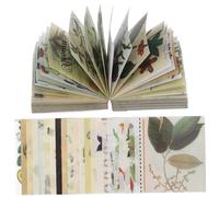 WRITWAA 365 Fogli Carta Vintage per Scrapbook Materiale Decorativo Retro per Diario Fai da Te Carta da Journal Unica con Motivi Vintag per Artigianato Album e Planner