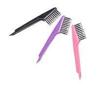 WRITWAA 3pezzi Pettole di Pulizia Piccole Setole Morbide Pettine Coda di Topo in Pettine per Cotonare Strumento per Pulizia dei Capelli Rimozione di Pelucchi Pulitore per Spazzole per Cape