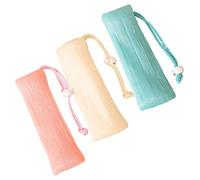 WRITWAA 3pezzi Sacchetti Rete per Saponette da Doccia Multistrato per Salvataggio Sapone Creazione Bolle Conservazione Facile Asciugatura Rapida Materiale di Buona Qualità