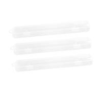 WRITWAA 3pezzi Scatola Porta Pennelli Trasparente per Acquerelli Organizer Portatile per Articoli Vari Custodia Contenitore Multifunzione per Pennelli Penne e Cancelleria