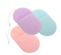 WRITWAA 3pezzi Spugna Per Viso Pulizia Profonda Esfoliante Spugna Detergente Per Viso Lavaggio Guanto Dita Rimozione Sporco Sebo Pori Cura