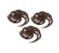 WRITWAA 3pezzi Toupet Per Donne Radi Per Aggiungere Volume e Copertura Realizzato in Fibra Chimica Leggera e Traspirante Facile Applicare e Indossare