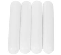 WRITWAA 4 Pezzi Agitatori Magnetici da Laboratorio in Ptfe Barre di Agitazione Magnetiche 8X50Mm C-Type per Miscelazione Liquidi su Piastra Riscaldante Agitatore Riutilizzabile