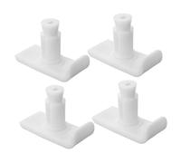 WRITWAA 4 Pezzi Cuscinetti Per i Piedi Del Deambulatore Scivolare Deambulatore Per Anziani Camminatore Accessori Da Sci Deambulatore Scivola Per Deambulatore Pieghevole Bianca Plastica