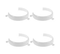 WRITWAA 4 pezzi di protezioni per piatti anti-rovesciamento: bordo per alimenti con clip che riduce il disordine - paraurti per piatti da pranzo adatto a 6/9", strumento adattivo di supporto