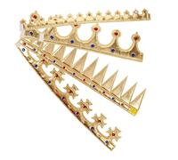 WRITWAA 4 Pezzi fascia per per figli della Cosplay di compleanno per decorazioni di compleanno corone per la festa di poliestere D'oro