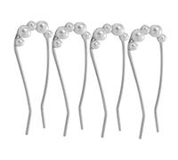 WRITWAA 4 pezzi Forcine per U Forchetta con Eleganti Accessori per Chignon Femminili Adatti per e Cerimonie