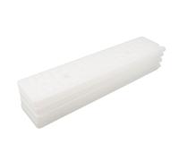 WRITWAA 4 Pezzi Ice Box per Accumulo Freddo, Contenitore Refrigerante in Plastico Bianco, Installazione Pratica, per Alimenti e Officina, Ambienti di Raffreddamento e Accumulo Energia