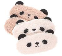 WRITWAA 4 Pezzi Panda Bear Hierpin Accessori spillo Carino barrette clip fermagli per di animali mollette per da donna fermagli per panda mollette per ragazze filato