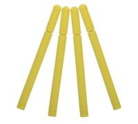 WRITWAA 4 Pezzi Penna di Sicurezza in Silicone Giallo Leggera Gestione Codificata a Colori per Centri di Detenzione e Ospedali Psichiatrici