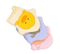 WRITWAA 4 Pezzi Set Di Cartoni Animati Da Bagno Per Strofinare Spugne Spugna Da Bagno Per Cartone Animato Piccoli Che Fa i Primi Passi Neonati Stoffa
