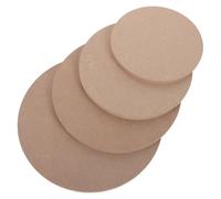 WRITWAA 4 Pezzi Tavole Rotonde per Ceramica Supporti Antideformazione per Modellare Argilla Accessori Ergonomici per Tornitura e Lavorazione Manuale della Ceramica