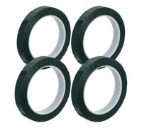 WRITWAA 4 Rotoli Nastro Floreale Verde in Pet e Silicone, Aderisce Saldamente Senza Danneggiare Steli Delicati, per Decorazioni Festive e Progetti Artigianali