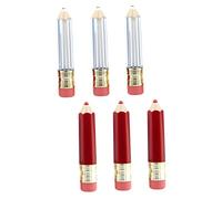WRITWAA 4 Set Contenitori Per Lucidalabbra Tubi Vuoti Bottiglia Macchia Sulle Labbra Labbro Tinta Per Labbra Bellezza Piccoli Flaconi Di Lucidalabbra Bottiglie Vuote Plastica 6 Pezzi*4