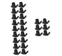 WRITWAA 4 Set Piedi Del Camminatore Accessori Per Camminatore Camminatori Grigio Suggerimenti Piede Scivoli Deambulatore Scivola Piccoli Cursori Del Camminatore Plastica Black 6 Pezzi * 4